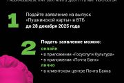 «Пушкинская карта» переезжает в Банк ВТБ с 2026 года