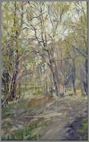 Ненаездников В.Н. Пробуждение природы. 1997. Картон, масло. 30 х 21