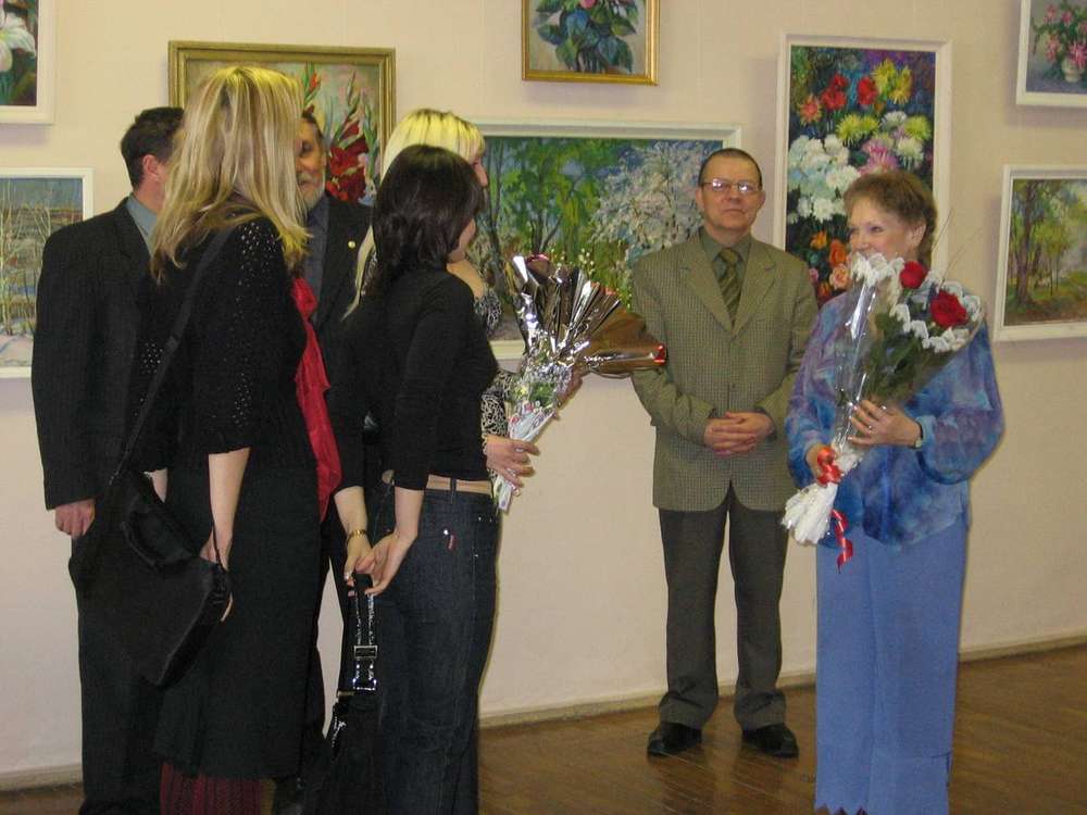 Открытие выставки Нины Алимасовой