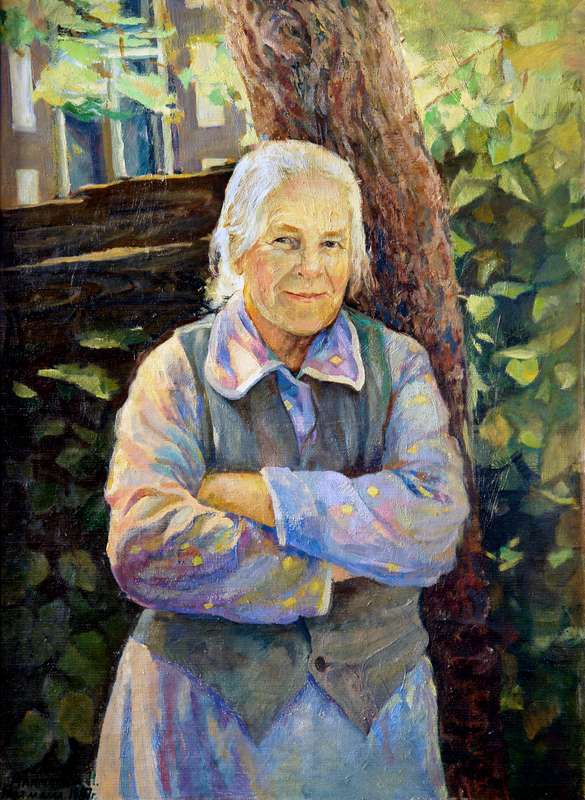 Н. Алимасова. Мама. 1997. Х., м. 80 х 60