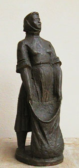 В. Кузьмин. В поле. 1982. Бронза. 34,5 х 10,5 х 11,5. ЧГХМ