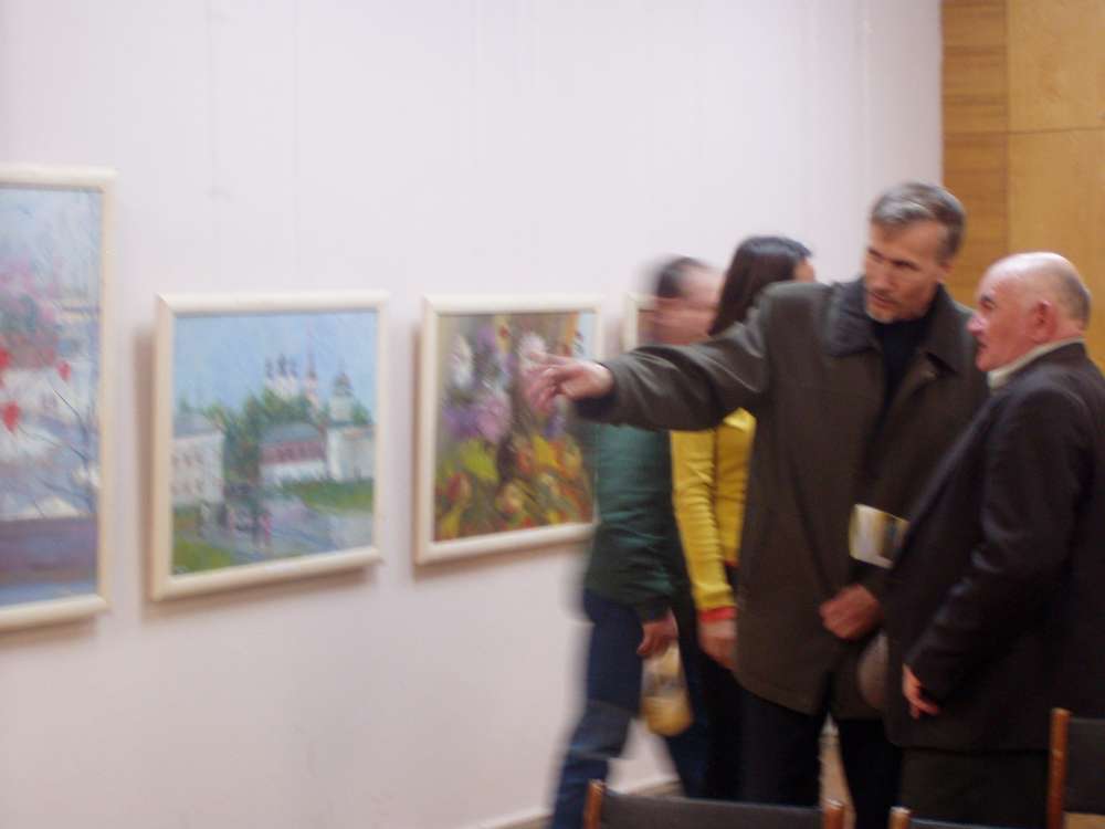 Открытие выставки Татьяны Лапиной