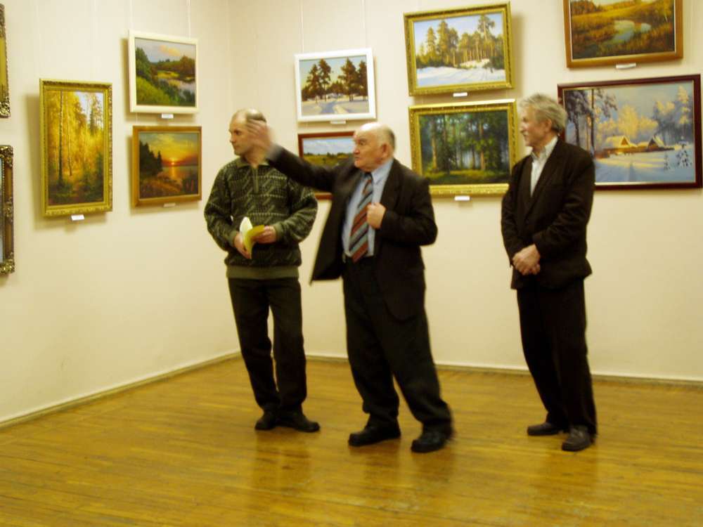 Открытие выставки Александра Лаптева