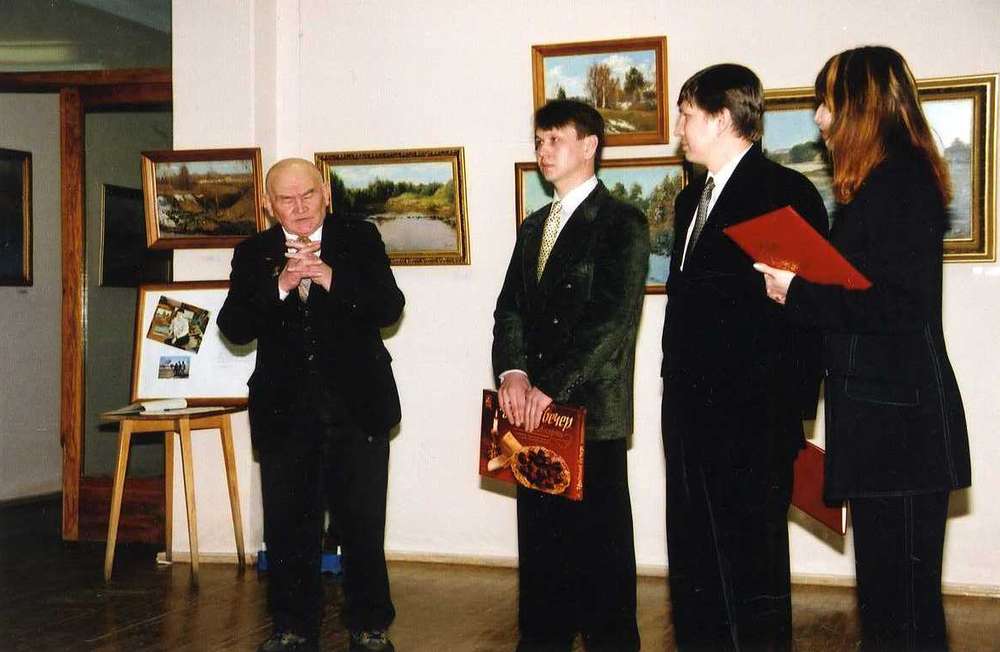 Открытие выставки Викентия Лукиянова
