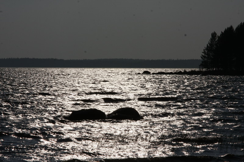 П. Николаев. Озеро Сяма. 2010. Цветная фотография. 30 х 40