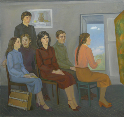 В. Сандомирова. Студенты ХГФ. 1982. Х., м. 170 х 182. ЧГХМ