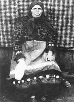 Мать П. Хузангая – Варвара Борисовна Казанкова. ТАССР, д. Сихтерма, 1929 г. 