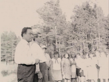 П.Хузангай в пионерском лагере